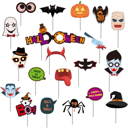 Image of FancyDressWale Happy Halloween Decorations Set,party props, Pumpkin Banners, Character Cutouts, 34 Pieces (Style-1)