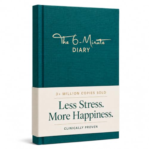 6-Minute Diary 3-Million-Copy Bestseller Gratitude Journal for Women & Men Guided Mental Health Journal Based on Positive Psychology Daily Manifestation Journal for Self-Care & Mindfulness