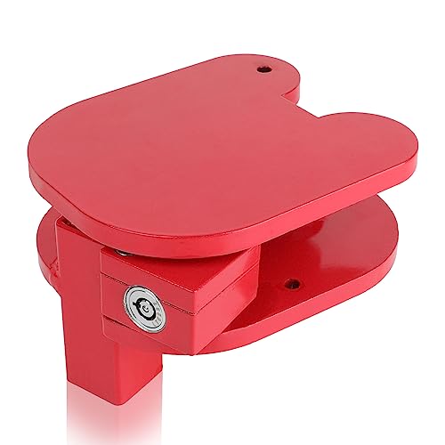 Karagas Steel Ball And Ring Hitch Lock,Fit For Enclosed Flatbed Landscape Boat Car And Utility Trailer Secure Trailer Hitch Lock Trailer Accessories,Steel Material Sturdy And Durable #TOP4
