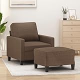 Tabouret polyvalent pour n'importe quelle pièce : le repose-pieds assorti (60 x 50 x 41 cm) sert non seulement de repose-pieds confortable, mais aussi de siège supplémentaire. Son design simple et moderne s'intègre parfaitement dans différents styles de décoration et constitue un ajout pratique à votre salon ou chambre à coucher.