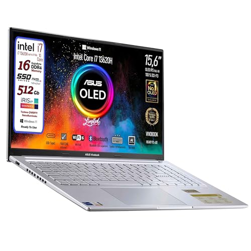 Notebok display OLED 15.6" pantone valitated, Intel I7 13620H, Ram 16Gb, SSDPci Nvme da 512Gb, Windows 11, wi-fi 6, webcam, Usb3.2, Hdmi, Bt5.3, Tastiera retroilluminata, Preconfigurato - Notebook - Immagine 1