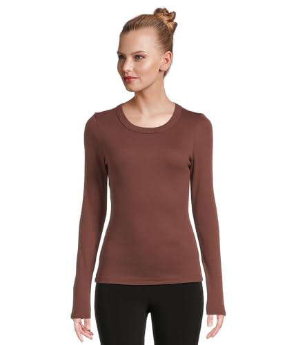 (取寄) マイケル スターズ レディース ゾラ ロング スリーブ クルー ティー Michael Stars women Zola Long Sleeve Crew Tee Espresso 41bRsVEhSNL.jpg