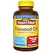 Nature Made Flaxseed Oil 1400 mg Softgels, 100 Count for Heart Health† (Packaging May Vary)