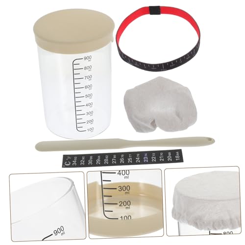 Bocal levain naturel verre hermétique grand volume kit fermentation - 5