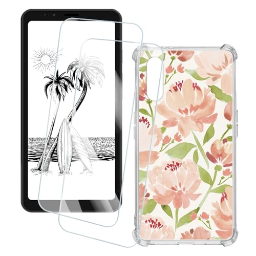 OAGELIM 2�Z�b�g �X�N���[���v���e�N�^�[ + �P�[�X Bigme HiBreak Pro (6.13 �C���`) �Ƃ̌݊������� �A�[�e�B�X�e�B�b�N�J�X�^���v�����g�J�o�[�Ƌ����K���X�t�B���� �X�N���b�`�h�~ (��)