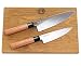 Kai Shun Seki Magoroku Redwood Messer-Set | großes und kleines Kochmesser| + großes massives Schneidebrett aus Eiche, 34x21 cm | VK: 206,90 €