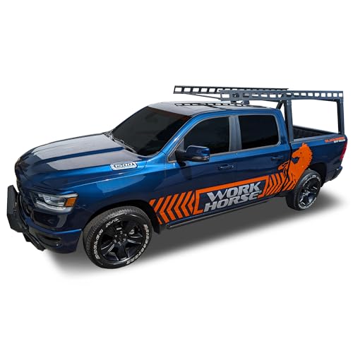 image for Black Horse Off Road Black Horse Heavy Duty Ladder Rack Over Cab Syste