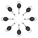 selizo 10pcs Retractable Badge Holders Retractable ID Badge Clips Badge Reels Retractable with Carabiner Reel Clip