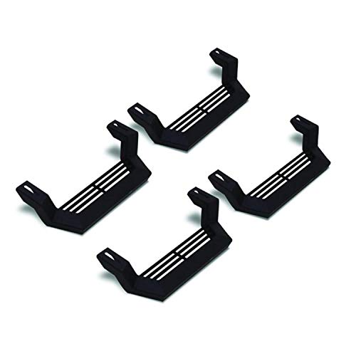 Rampage Rock Rail Short Steps | 4-Piece Set, Steel, Black, Rock Rails Sold Separately | 26410034 | Fits Rampage Rock Rails #TOP24