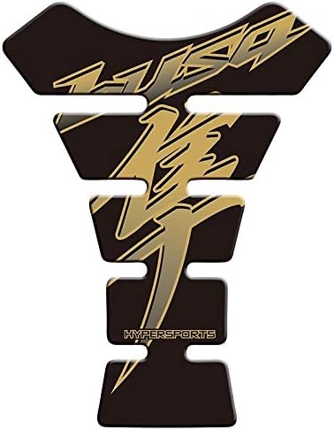 Miniatura 7 de Pegatinas para motocicleta Tanque de combustible Pegatinas de espina de pescado Calcomanías protectoras para Suzuki Hayabusa GSX1300R