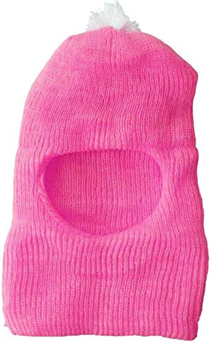 Image of Okara Baby Boy's & Baby Girl's Soft Woolen Monkey Cap Pack of 2 (Red,Pink, 1-2 Years)