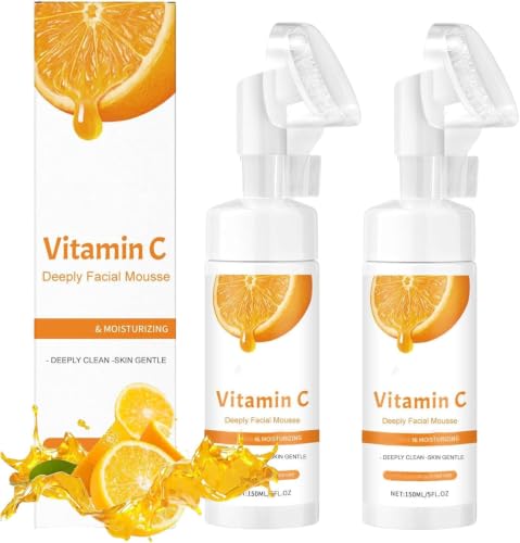Mousse de limpieza facial profunda, espuma desmaquillante para rostro y ojos, limpieza profunda, hidratante y luminosa, suavizante, exfoliación suave, unifica el tono de la piel,para todo tipo de piel