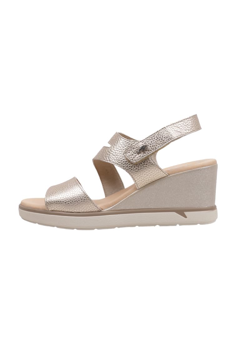 Comfortabele Dames Mules met Klittenbandsluiting Leer G-Wijdte