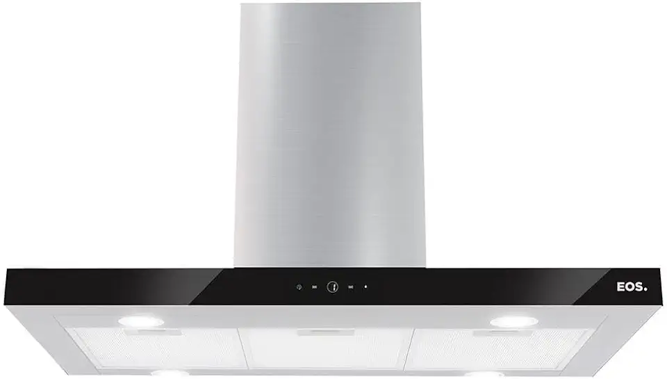 Coifa e Depurador de Ilha Eos 90cm Touch Digital Inox ECO90ITD 220v