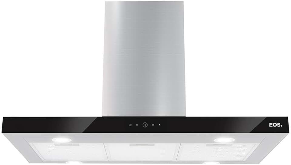 Coifa e Depurador de Ilha Eos 90cm Touch Digital Inox ECO90ITD 220v
