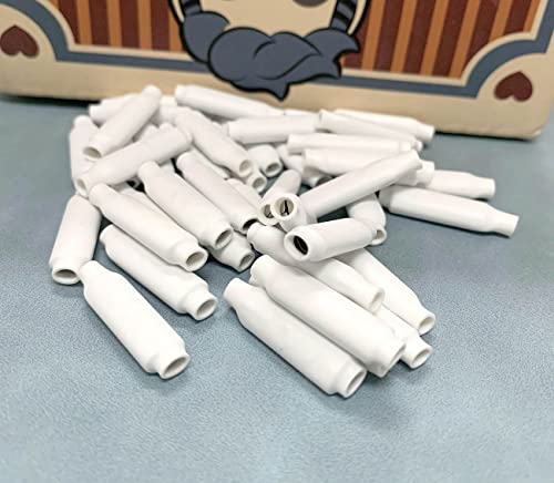 Low Voltage Wire Connectors, White Dry B-Connectors Telephone Alarm Wire Crimp Bean Type Splices (100Pcs) #TOP4