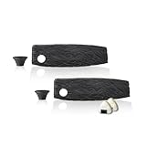 HAUTE QUALITÉ - Le set noir Wilmax est fabriqué en porcelaine alimentaire. Il est émaillé à la main. Cela le rend résistant aux dommages, aux éclats, aux rayures, à la décoloration et au ternissement.