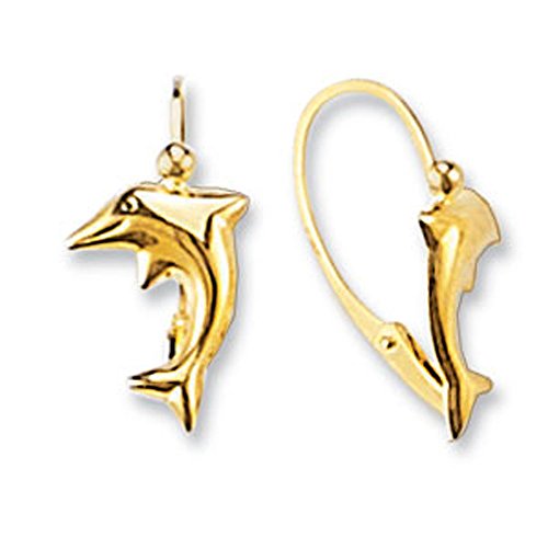 Boucles d'oreilles or jaune enfant anti-allergie avec fermoir de sécurité protecteur