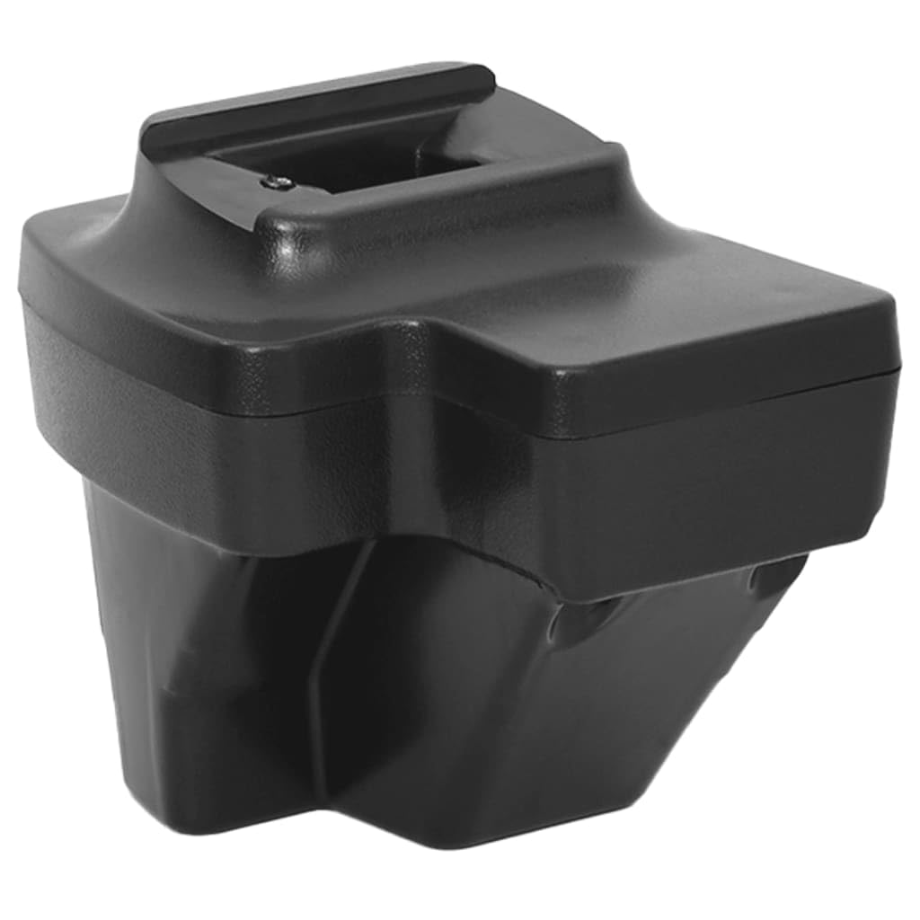 Accoudoir de voiture noir en ABS 15 x 35 x 33 à 49,5 cm avec compartiment de rangement réglable en hauteur pour Renault Clio LHD MK5 à partir de 2019 pour un confort ergonomique à l'intérieur