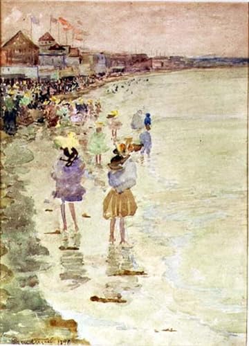 Crescent Beach Maurice Prendergast Impression Poster pour Décoration Salon Lumineux