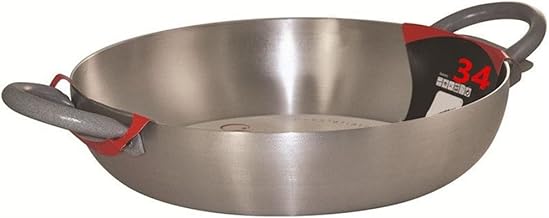 Trade Shop – Aluminium Saucepan with Double Handle Soft Touch Ergonomic Diameter 22 to 40 cm Kitchen – Diameter 34 cm –