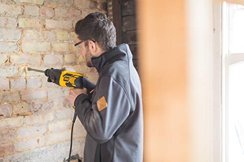 Stanley Fatmax FME500K-Qs - Perforateur Sds-Plus 750W - 1050 Tr/Min - 3 Modes Différents - Design Ergonomique - Interrupteur De Verrouillage En Marche Pour Plus De Sécurité Noir ; Jaune