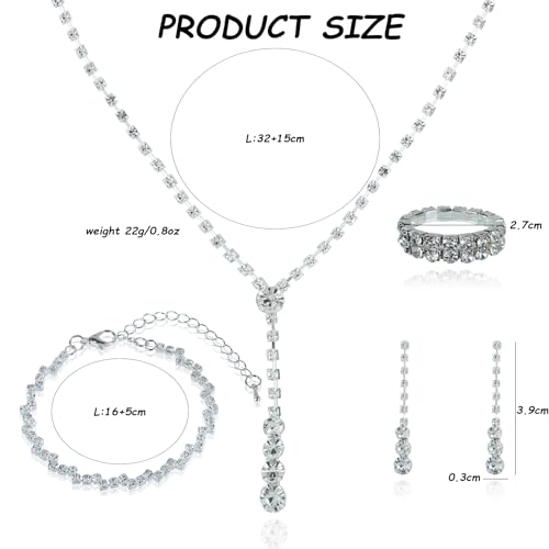 Conjunto de joyas para dama de honor ideal como regalo de bodas 3