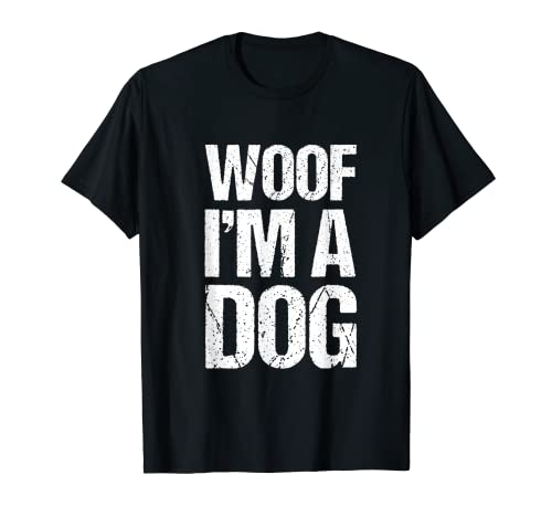 Disfraz de Woof I'm A Dog Funny Easy Animal Halloween Camiseta