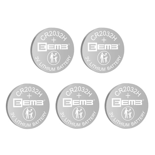 EEMB CR 2032�d�r5�p�b�N2032-CR 2032 3 V���`�E���{�^���d�r3 V 240 mAh 2032�d�r���r�L�^�X�����ԃ����R���A�L�[�z���_�[�A�G�A�^�O�A���v�A�d�q�I�D�Aairtag