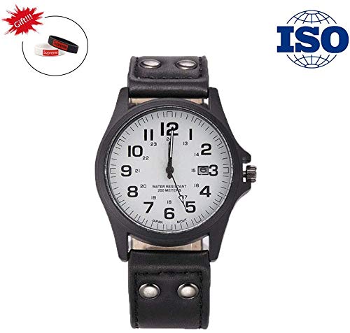 Mode High-End Kalender Gürtel Quarzuhr Sport Edelstahl Uhr 25 cm * 6 cm Herrenuhr