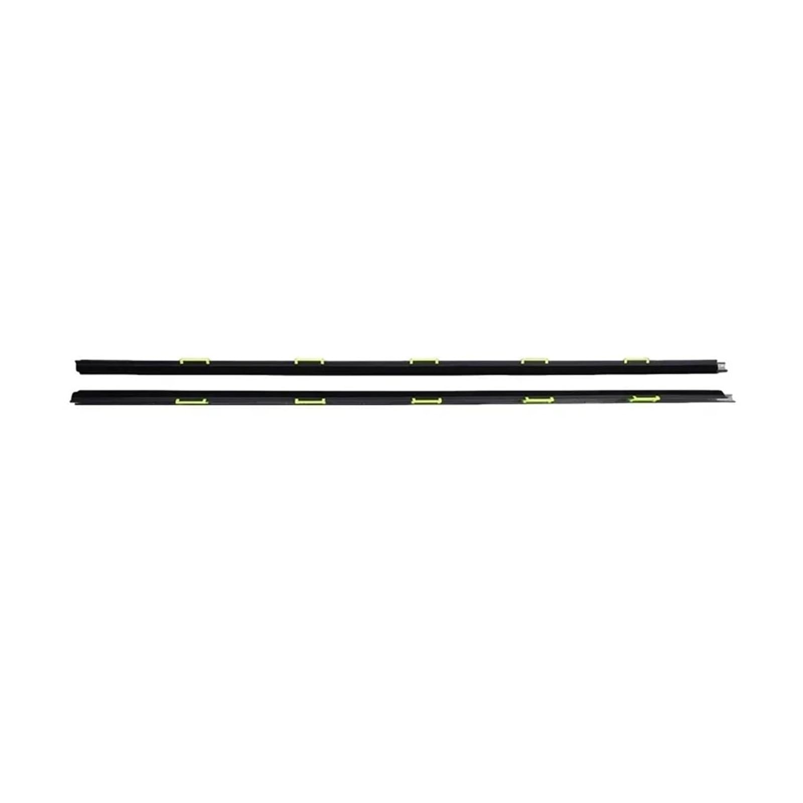 Rubber Seal Weather Stripping 2Pcs Car Window Weather Strip Waterproof Pressure Strips for Civic EK 1996-2000 1997 1998 1999