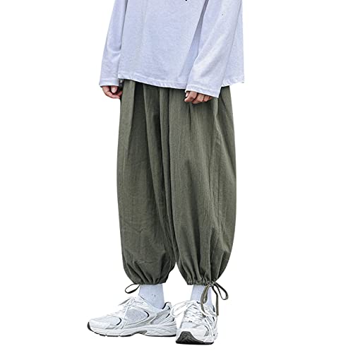 Pantalon homme été en lin léger idéal pour les vacances à la plage et terrasses