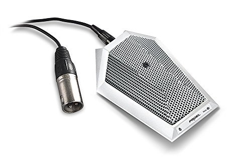 Microfono Boundary Proel Mic62W Da Tavolo Bianco