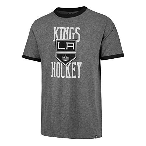47 Brand Los Angeles Kings Belridge Ringer NHL - Camiseta de hockey sobre hielo, Hombre, Colores de equipo., medium