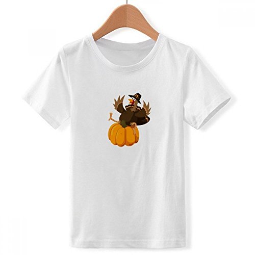 T-shirt citrouille Thanksgiving garçon parfait pour les repas de famille