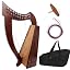 Brown 12 String Harp