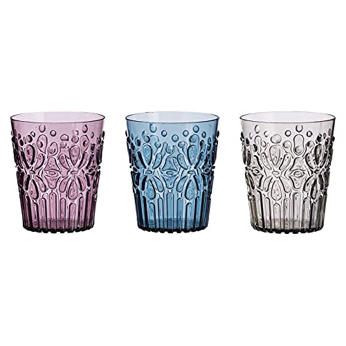  BICCHIERE PLASTICA WIEKY 3 COLORI D8,5XH10