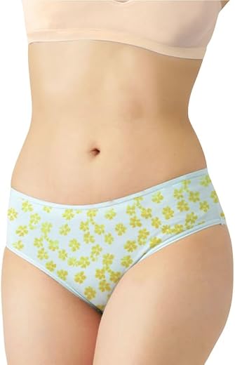 Trawee Women Disposable Print Pop Panties| Travel Underwear | Rash-Free, Breathable, Antibacterial, Antifungal| Prevents U...