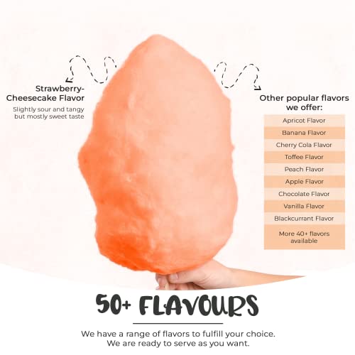 Baking Beauty and Beyond Premium Candy Floss Sugar 800g - Strawberry Flavour - Image 8