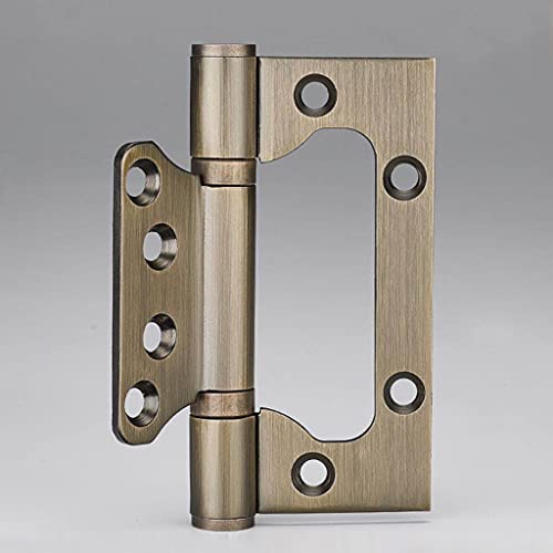 Charnières de porte en bois de 4 pouces en acier inoxydable bronze, lot de 5 pièces robustes