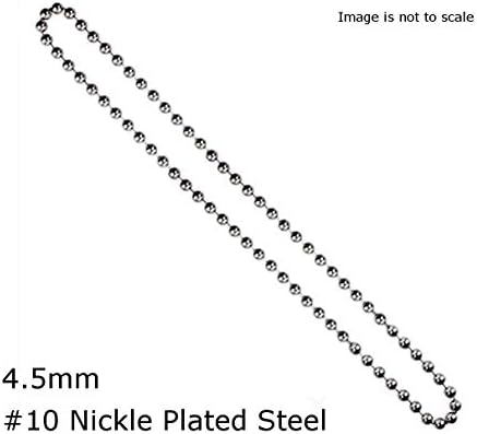 First blinds Roller Blind Beaded Pull Chain Extension, 4.5 MM Beaded Ball Continuous Endless (Drop 50cm)