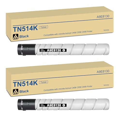 Cartouche toner imprimante laser TN514 TN514K noir compatible A9E8130 pour modèles C558 C658