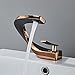 Produktbild Waschtischarmaturen Moderne Badezimmer-Mischbatterie Messing-Waschtischarmatur Einhand-Einloch-Eleganter Kran Für Badezimmer,Roségold Schwarz