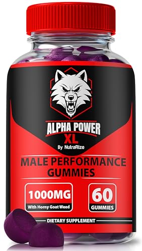 Alpha Power XL Gummies, Official Alpha Power XL, Premium Formula for Men, All-Natural Male Gummy to Support Peak Performance and Endurance, AlphaPower XL ME Gomitas, Reviews (60 Gummies)