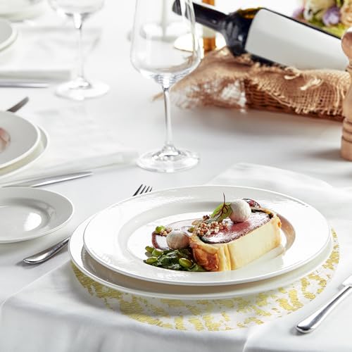Sets de table jetables uxcell lot de 24 napperons dore de 33 cm - 5