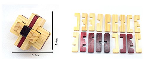 Joyeee 9 Pezzi Rompicapo Cube 3D Puzzle Giocattoli...