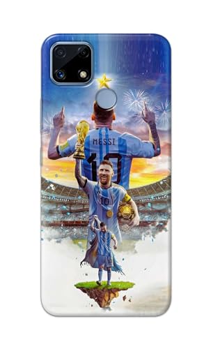 Image of Printed Hard Back Cover for Realme C25 | Realme C25s Back Cover (Famous Football Player -J2) -190724(EA)