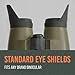 Field Optics Research Binocular Rubber Eyeshields (Twin Pack) Binocular Eye Cup | Camo | Standard Size Fits Most Binoculars & Telescopes