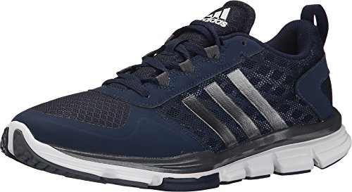 adidas Performance Men's Speed Trainer 2 Training Shoe, Collegiate Navy/Carbon Metallic/Tech Grey/Metallic, 11 M US