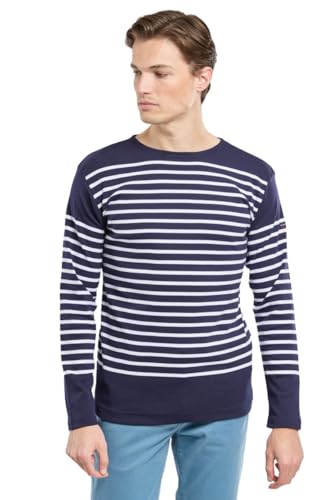 Armor Lux Matrosenshirt Amiral Herren, Navi/Weiß, XXL